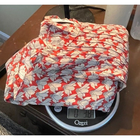 Rachel Antonoff Erin Yolk Dress Long‎ Sleeve Red Cream Size 0 Mini Dress Silk - Picture 9 of 10